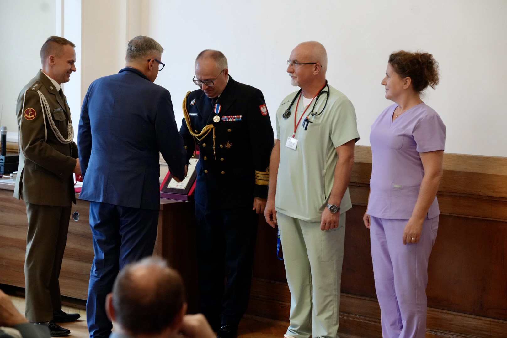 Święto Wojska Polskiego w 7 Szpitalu Marynarki Wojennej – obraz