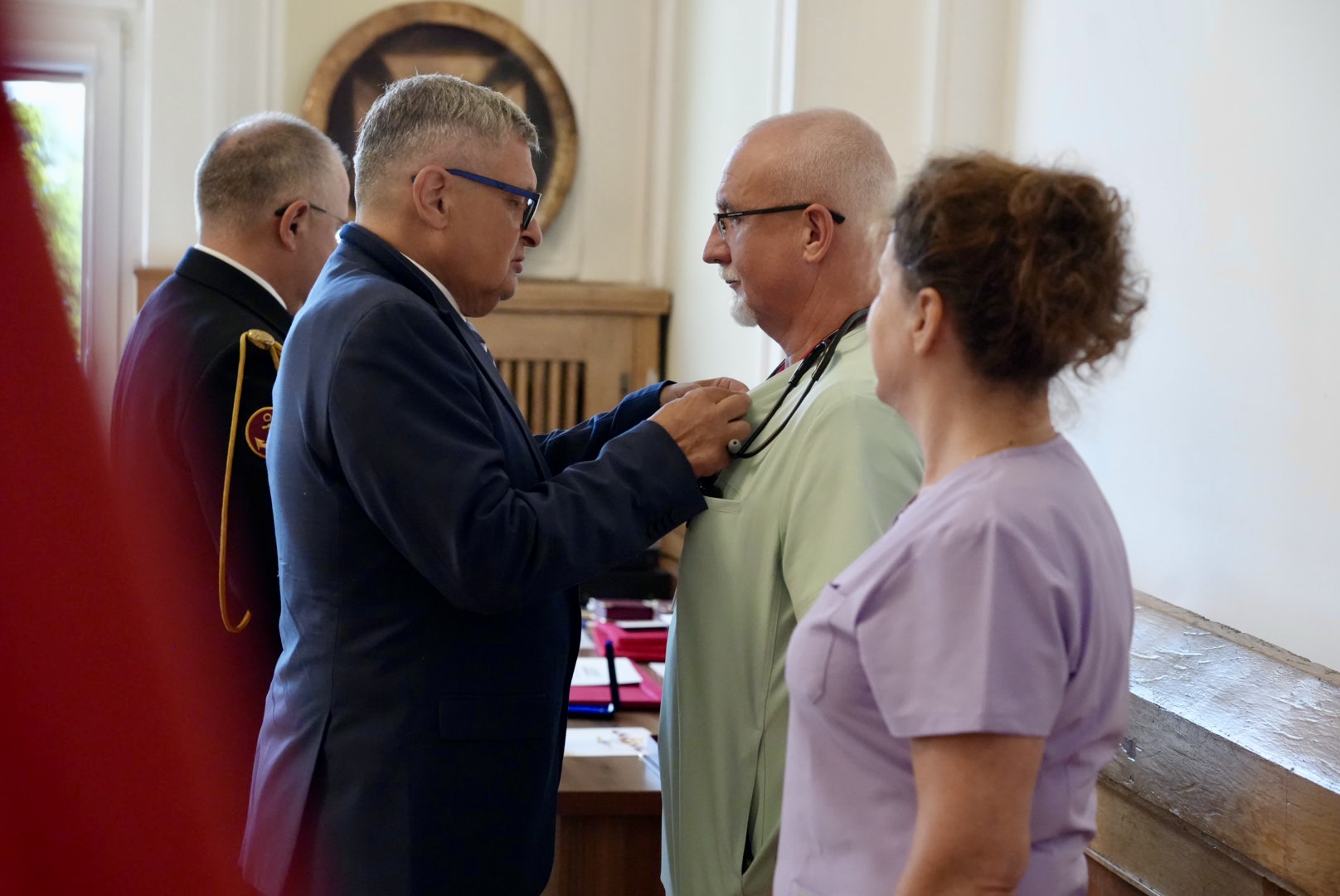 Święto Wojska Polskiego w 7 Szpitalu Marynarki Wojennej – obraz