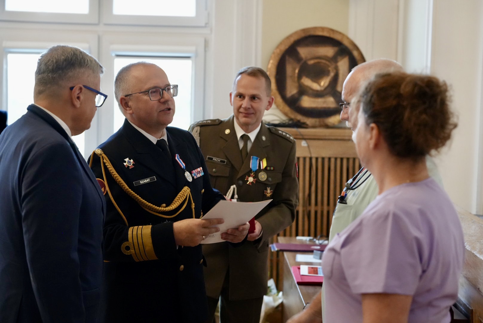 Święto Wojska Polskiego w 7 Szpitalu Marynarki Wojennej – obraz