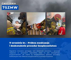 Ćwiczenia z strażą pożarną